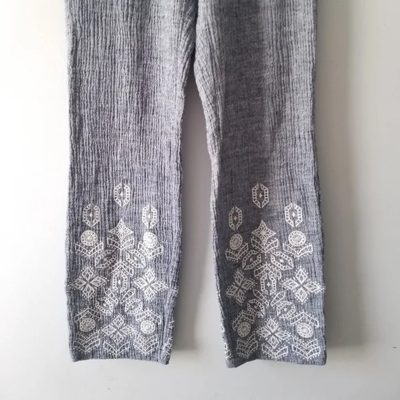 Soft Surroundings Shoreline Embroidered Pants XS - Picture 5 of 12